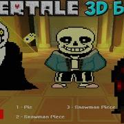 Undertale Yabts 3D Битва С Сансом И Гастером