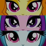 Mlp Welcome To The Show Just Adajio Dusk Singing