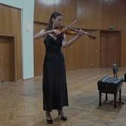 Bach Presto From Sonata 1 For Violin On Viola