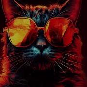 Minimal Techno Trippy Cat