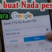 Nada Dering Pesan Wa Suara Google