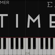 Inception Time Synthesia Piano Tutorial