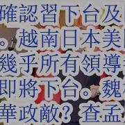 欧盟确认习下台及四中日期 越南日本美国 欧盟世界几乎所有的领导人都知道习即将下台