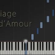 Marriage D Amour Richard Clayderman Piano Tutorial