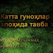 Катта Гуноҳлар Учун Алоҳида Тавба Зарур