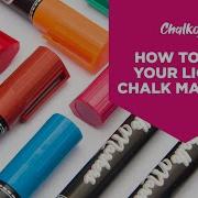 How To Use Liquid Chalk Markers Tutorial