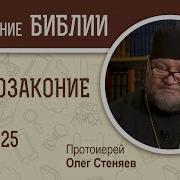 Второзаконие Стеняев Гл 25