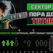Сектор Газа Пора Домой На Гитаре