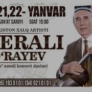 Sherali Jo Rayev O Zbegim Nomli Konsert Dasturi 2018
