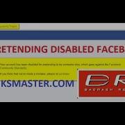 Fix Bypass Your Account Has Been Disabled For Pretending To Be Someone Else