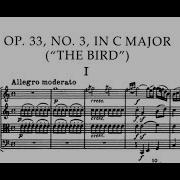 Haydn Quartet In C Op 33 No 3 The Bird Score