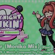 Friday Night Funkin Doki Doki Takeover Glitcher Monika Mix Plus