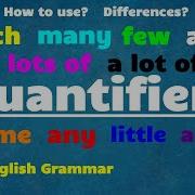 Many And Much Englisch