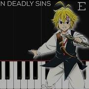 Seven Deadly Sins Season 1 Opening Piano