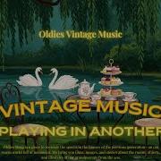 Swans On A Quiet Lake 1940S Oldies Music Playing In Another Room