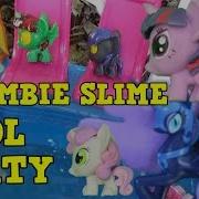 Happy Kids Vids Fashems My Little Pony Pool Party Ep4 Nightmare Moon Slime Zombie Fashems