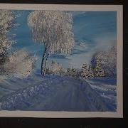Морозное Утро Гуашь Frosty Morning Gouache