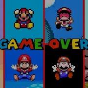 Evolution Of Mario Game Over Sega