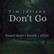 Tim Juliano Don T Go Slowed Down Reverb 432Hz