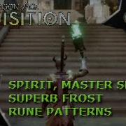 Dragon Age Inquisition Superb Frost Rune Spirit Rune And Master