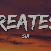 Sia The Greatest Allie Sherlock Cover Text