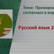 Парные Согласные Слова 2 Класс