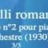Joseph Marx 1882 1964 Castelli Romani Concerto N 2 Pour Piano Et Orchestre 1930 3 3