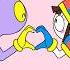 Finger Heart Fancy Refill TADC Pomni And Jax Version Funny Animation Animation Shrots Memes