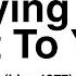 Trying To Get To You Elvis Presley Live 1977 Lyrics