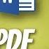 How To Convert A PDF To A Word Document And Edit It