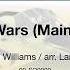 Star Wars Main Theme Arr Larry Clark Score Sound