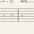 Hickory Dickory Dock Easy Guitar Sheet Music With Tabs Chords