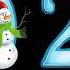 Футаж на Хромакее Цифры 2023 со снеговиками Background 2023 With Snowmen Green Screen
