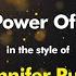 Jennifer Rush The Power Of Love Karaoke Version From Zoom Karaoke