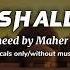 MASHALLAH Nasheed Without Music Maher Zain Vocals Only Nasheed