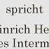 Heinrich Heine Lyrisches Intermezzo 28 Die Erde War So Lange Geizig