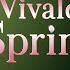Vivaldi Spring The Four Seasons 四季より春 High Quality With Sonnets And Art Paintings