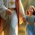 Jesus Holding Hands With A Child Divine Love In Nature