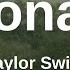 Taylor Swift Ronan Lyrics Video