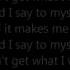 And I Say To Myself By David Bowie Lyrics