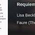 REQUIEM Op 48 Pie Jesu