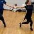 Gold American Smooth Foxtrot Check To Right Side Grapevine Weave To Shadow Foxtrot Dance