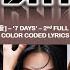 G I Dle 여자 아이들 7DAYS Lyrics Color Coded Han Rom Eng