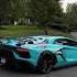 Lamborghini Aventador SVJ Flyby Blu Glauco