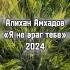 Алихан Амхадов Я не враг тебе 2024 AlihanAmhadov