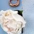 Wedding White Rose Hairpin Bridal Rose Pin Весільна шпилька біла троянда