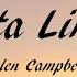 Glen Campbell Wichita Lineman Lyrics