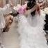 Beautiful Bride Walks Gracefully To Hug Her Loving Groom Shorts China