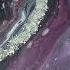 Stunning Shimmer With Embellishments On Acrylic Pouring Art 171