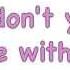 Why Don T We Go There One Direction Lyrics